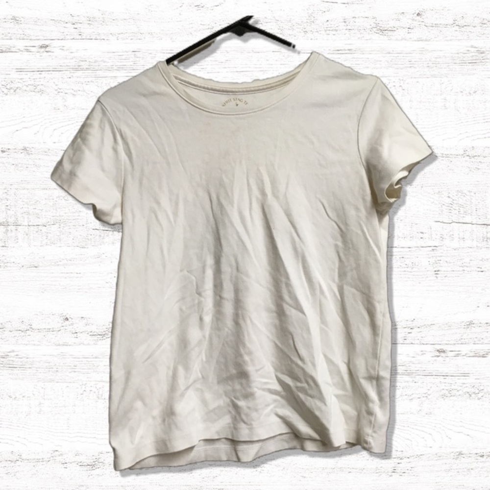 White stag tee